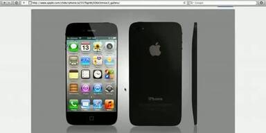 iPhone5-Webseite geleaked