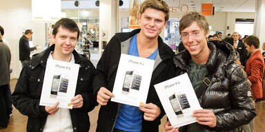 Großer Ansturm zum iPhone 4S-Verkaufsstart bei Orange 