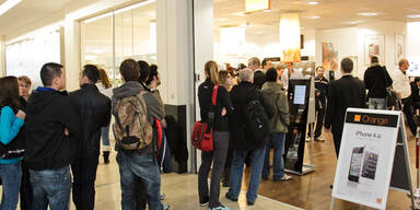 Großer Ansturm zum iPhone 4S-Verkaufsstart bei Orange 
