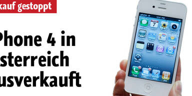 iPhone 4-Verkäufe in Österreich gestoppt