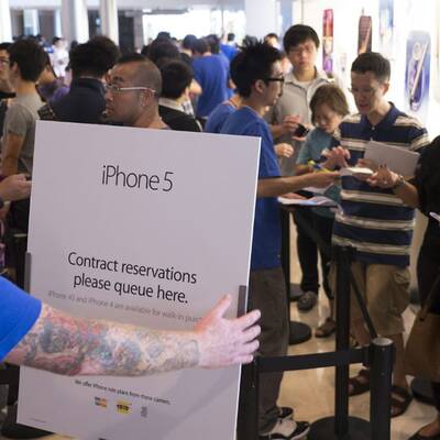 iPhone 5-Verkaufsstart