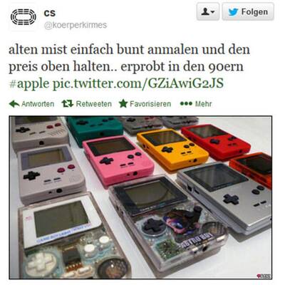 Spott für Apple-Handys