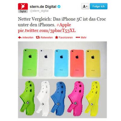 Spott für Apple-Handys