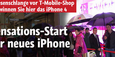 iPhone 4: Schlange vor T-Mobile-Shop
