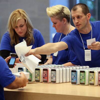 iPhone 5S- und 5C-Start