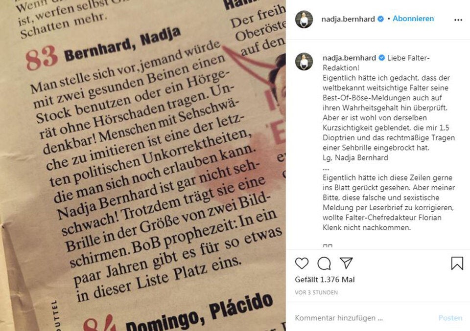 Wirbel um Brille: ZiB-Star wehrt sich gegen 