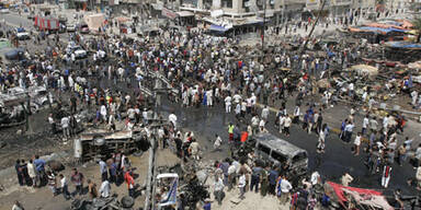 irak markt bombe fake