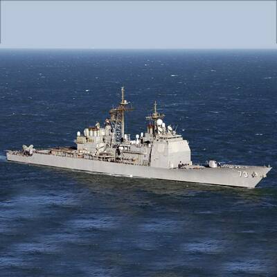 Dieses Schnellboot provozierte die Besatzung des US-Kriegsschiffes