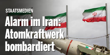 Alarm im Iran: Atomkraftwerk bombardiert