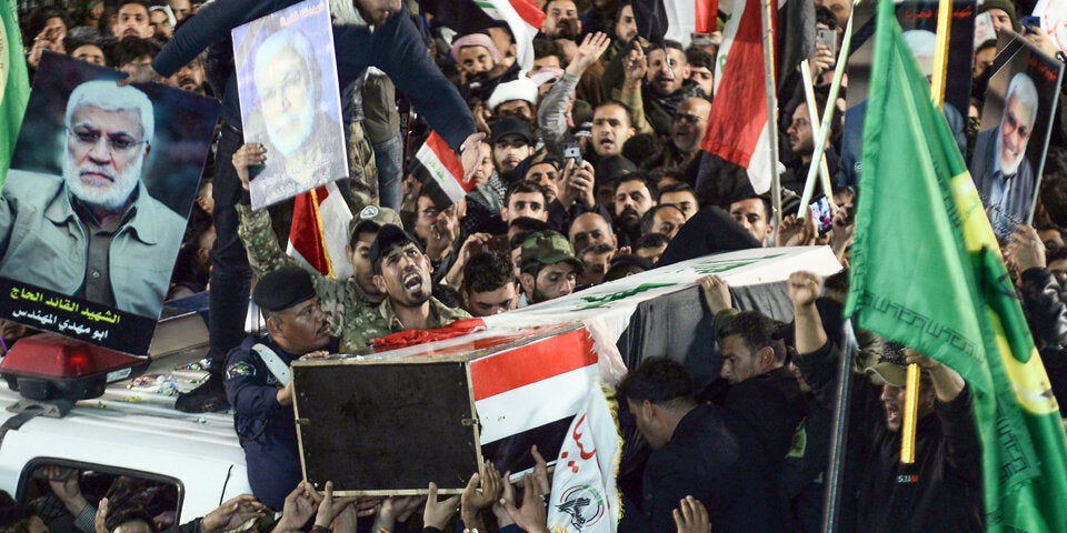 Getöteter General: Khamenei weint am Sarg