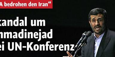 Ahmadinejad: Skandal bei UN-Atomkonferenz