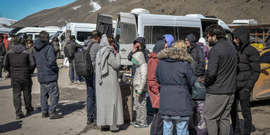 Iraner an der t&uuml;rkischen Grenze