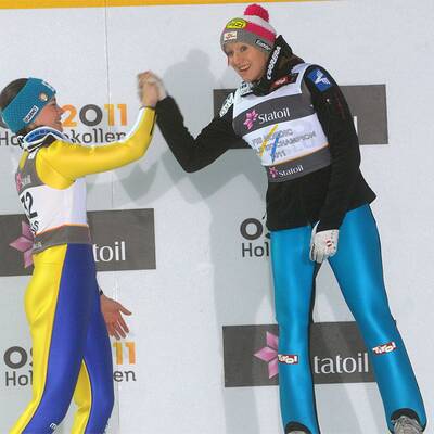 So jubelte Iraschko über WM-Titel