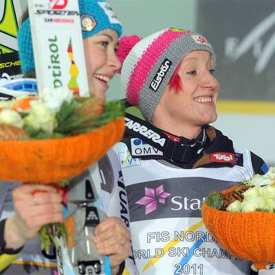 So jubelte Iraschko über WM-Titel