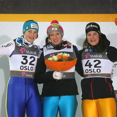 So jubelte Iraschko über WM-Titel