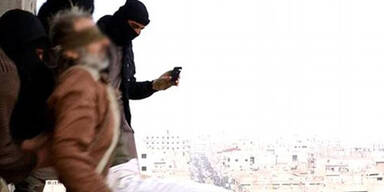 ISIS stürzt Homo- Sexuellen vom Dach