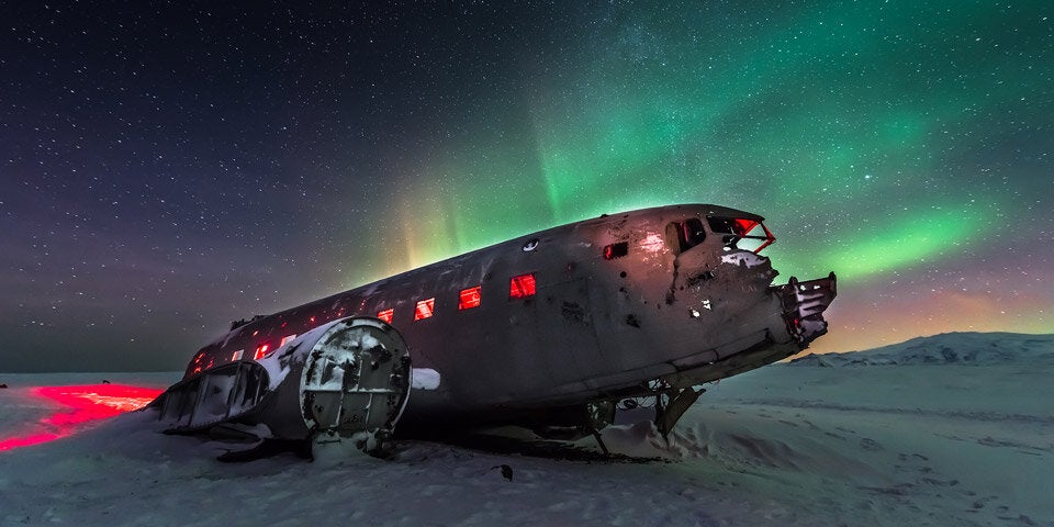 Schock-Fund bei altem Flugzeug-Wrack