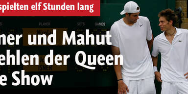 Isner und Mahut stehlen Queen die Show