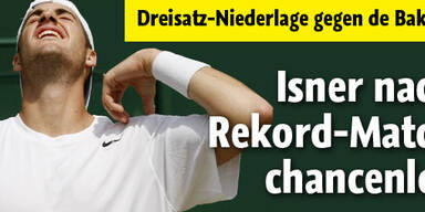 Isner nach Marathonpartie chancenlos
