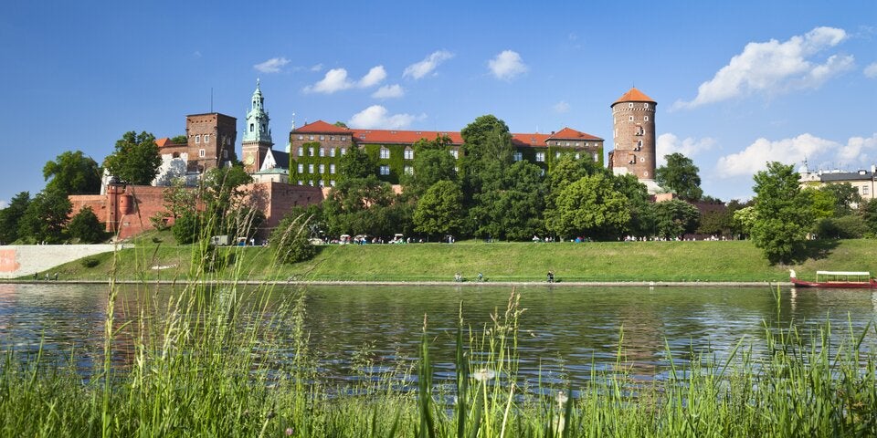 Das Königsschloss Wawel ist eines der größten Sehenwürdigkeiten in Krakau.