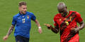 Italien - Belgien: Im Bild Lukaku und Immobile