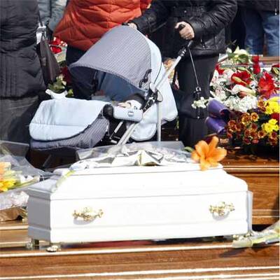 Beerdigung der Erdbebenopfer