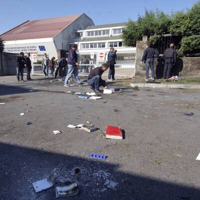 Bombe vor Schule in Italien explodiert