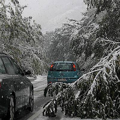 Schnee in ganz Europa