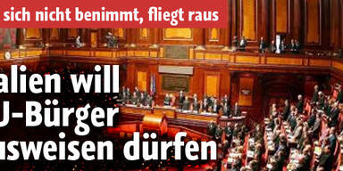 Italien will EU-Bürger ausweisen dürfen
