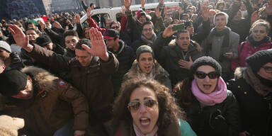 Italien Demonstration