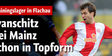 Ivanschitz bei Mainz schon in Topform