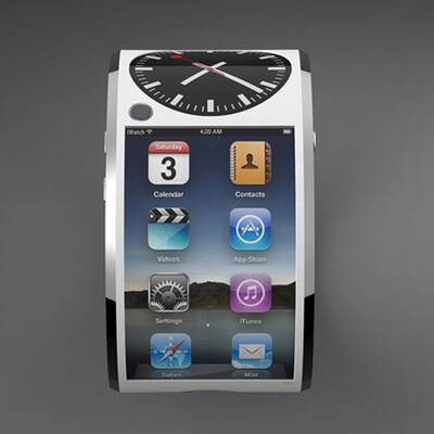 Computer-Uhr von Apple