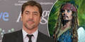 Javier Bardem und Johnny Depp als Jack Sparrow in Fluch der Karibik