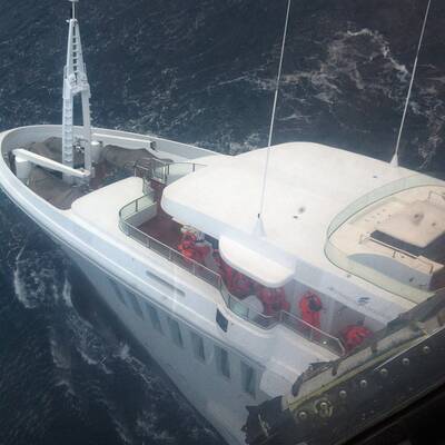 Luxus-Jacht sinkt vor Griechenland