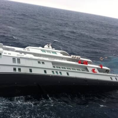 Luxus-Jacht sinkt vor Griechenland