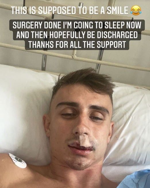 Jack Woolley nach der Operation