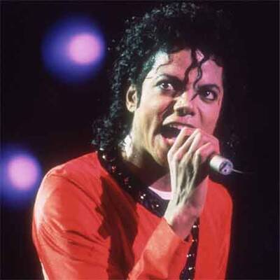 Michael Jackson auf der Bühne
