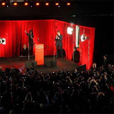 Michael Jackson feiert sein Comeback