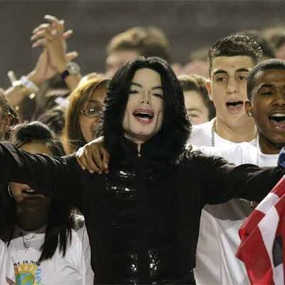 Michael Jackson auf der Bühne