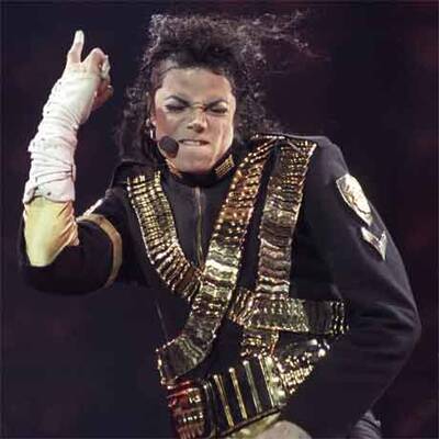 Michael Jackson auf der Bühne