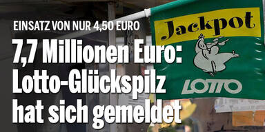 7,7 Millionen Euro: Österreichischer Lotto-Glückspilz hat sich gemeldet