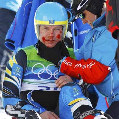 Brutaler Sturz im Super G