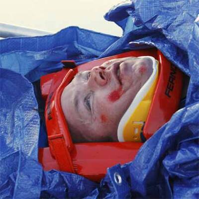 Brutaler Sturz im Super G