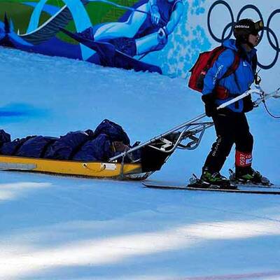 Brutaler Sturz im Super G