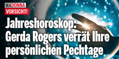 Jahreshoroskop 2026: Star-Astrologin Gerda Rogers verrät Ihre persönlichen Pechtage