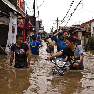Hochwasser in Jakarta