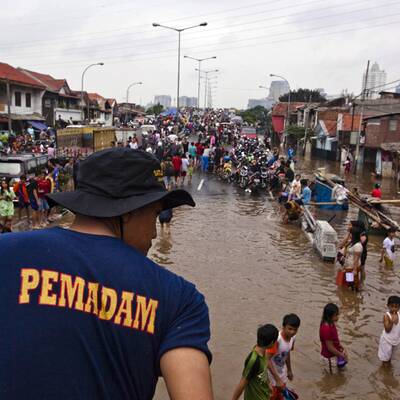 Hochwasser in Jakarta