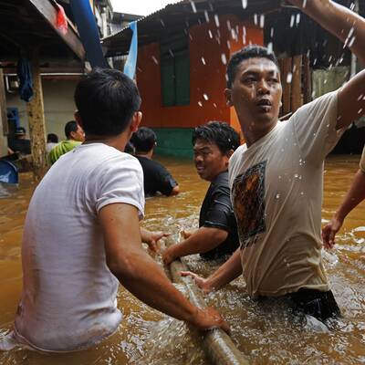 Hochwasser in Jakarta