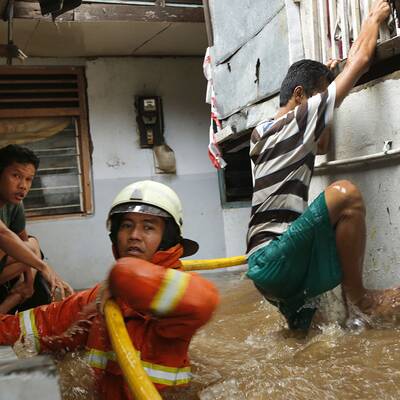 Hochwasser in Jakarta