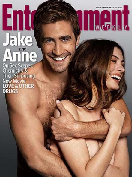 Anna Hathaway & Jake Gyllenhaal: 3 Mal nackt am Cover von Entertainment Weekly